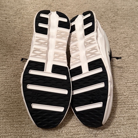 On Running Black and White Athletic Shoes - Picture 4 of 9